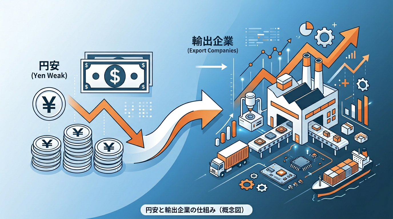 メーカー株と円安の基礎